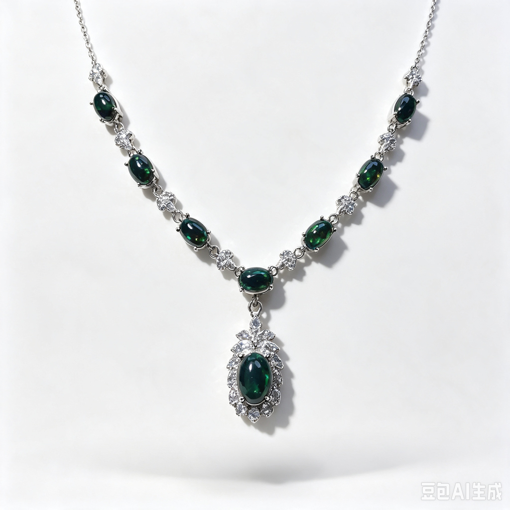 Natural Black Opal Pendant Necklace, Flash Color Play Gemstone Jewelry