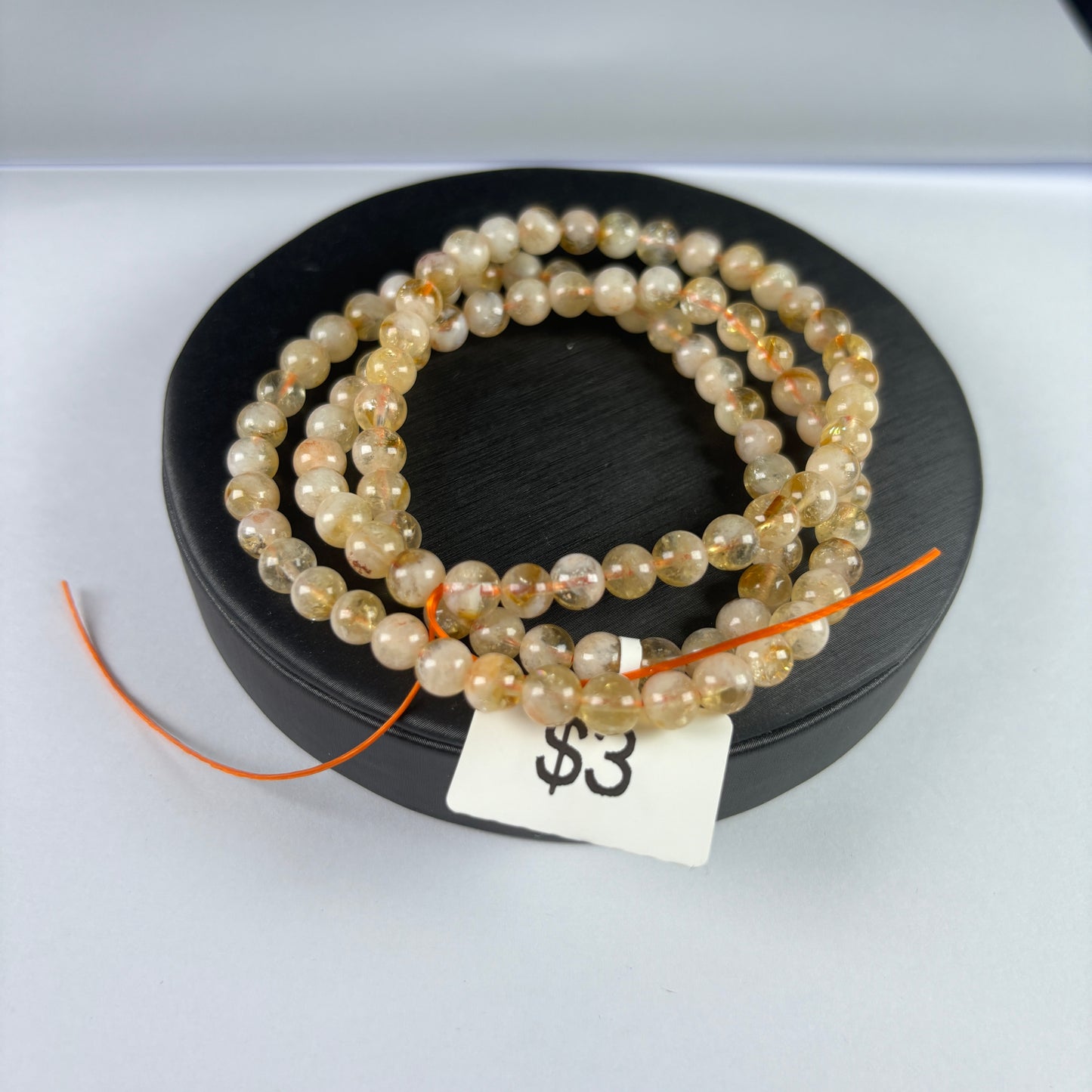 3-layered Natural Citrine Bracelets