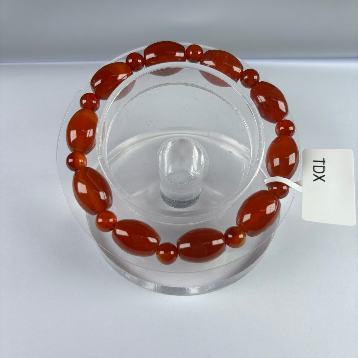 $2 Barrel Shape Orange Agate Bracelets