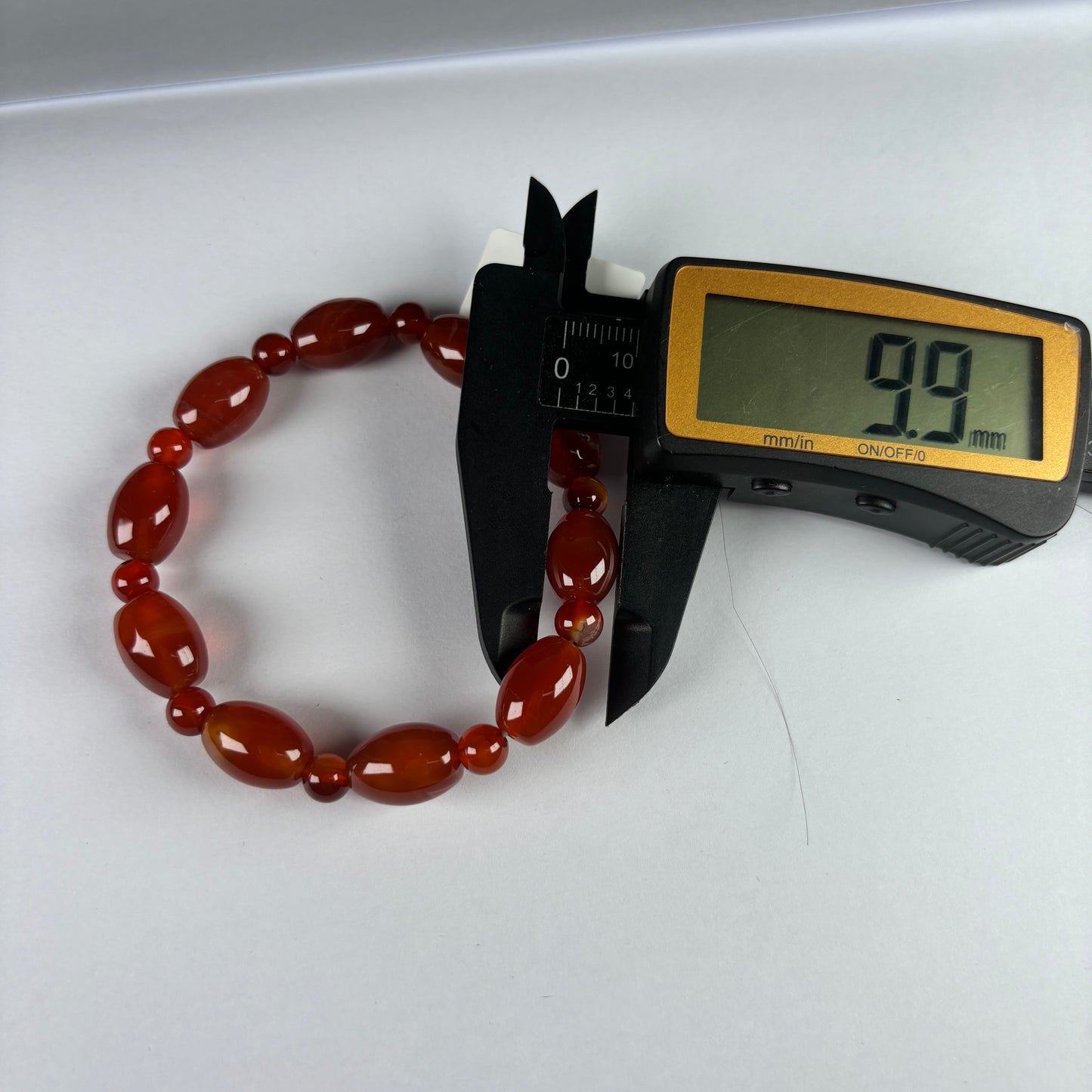 $2 Barrel Shape Orange Agate Bracelets
