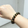 Natural Black Obsidian Stretch Bracelet
