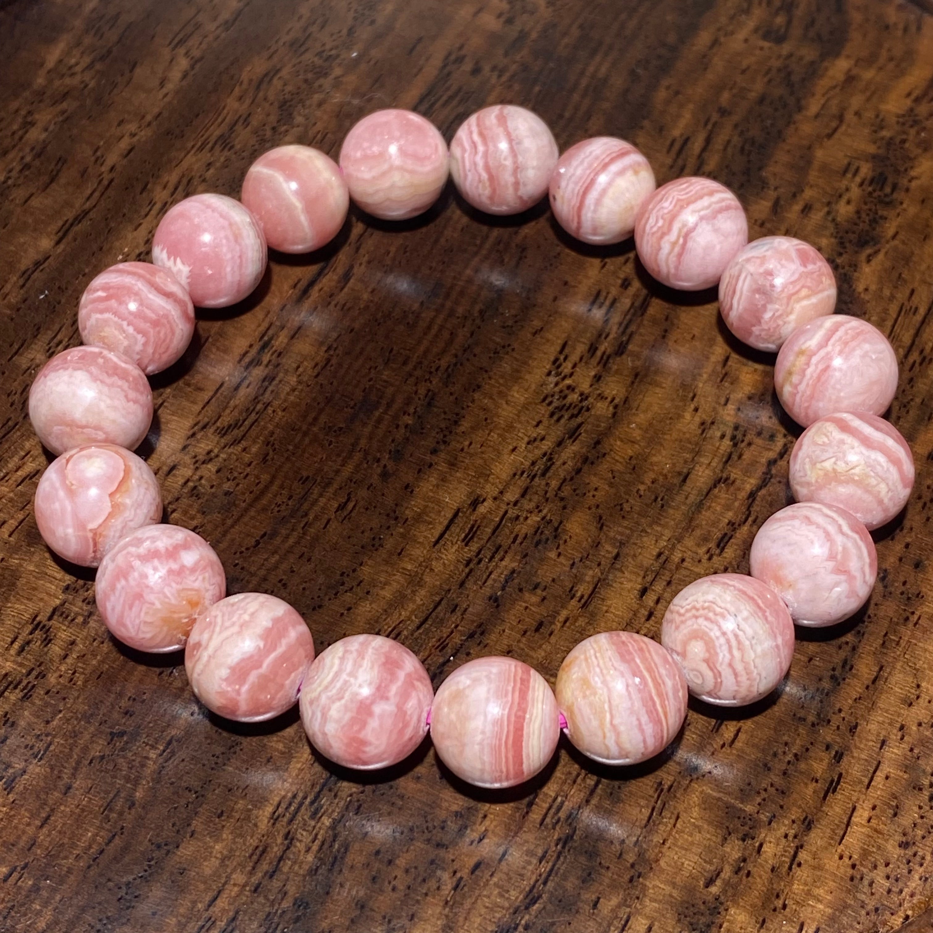 Rhodochrosite Bracelet 14-15cm
