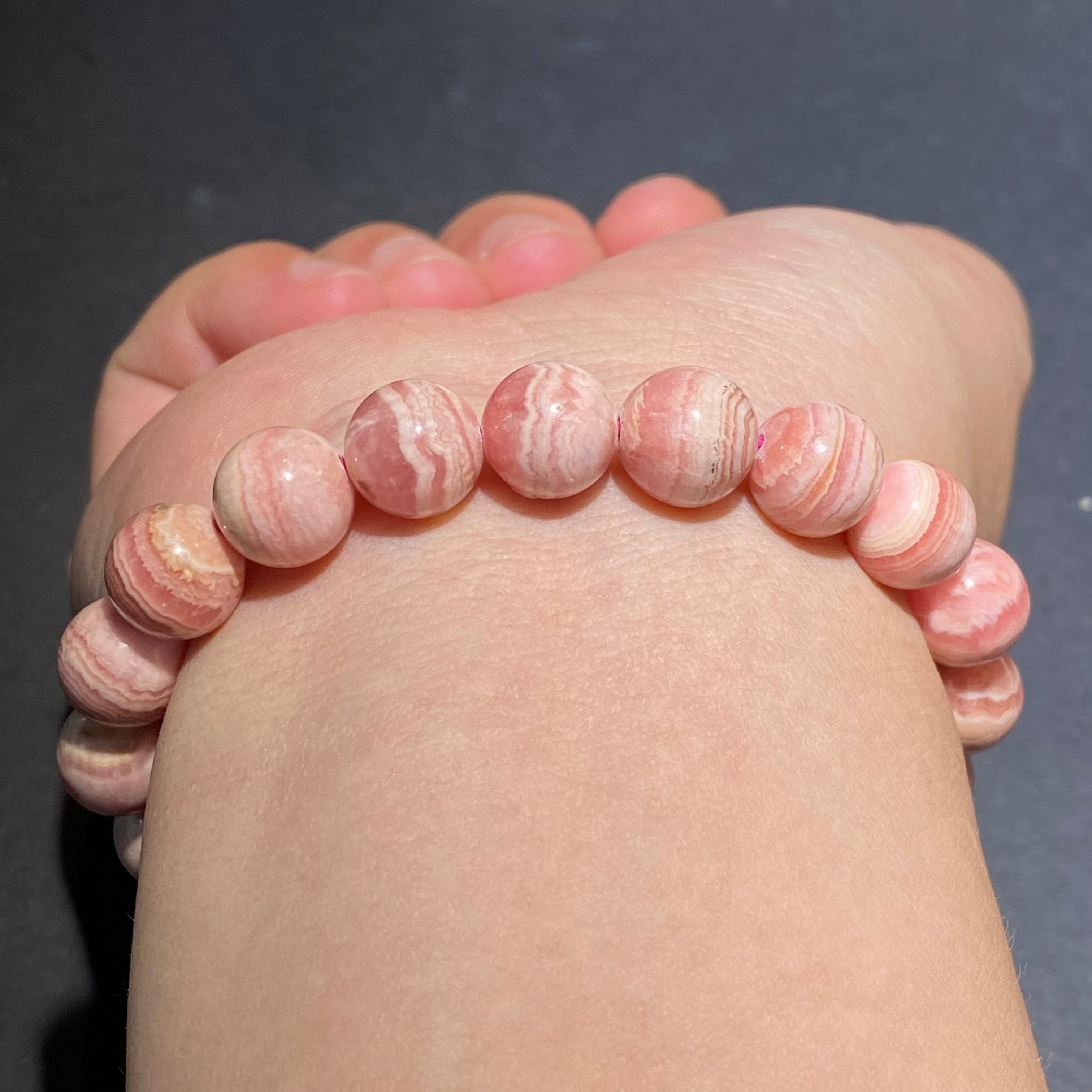 Rhodochrosite Bracelet 14-15cm