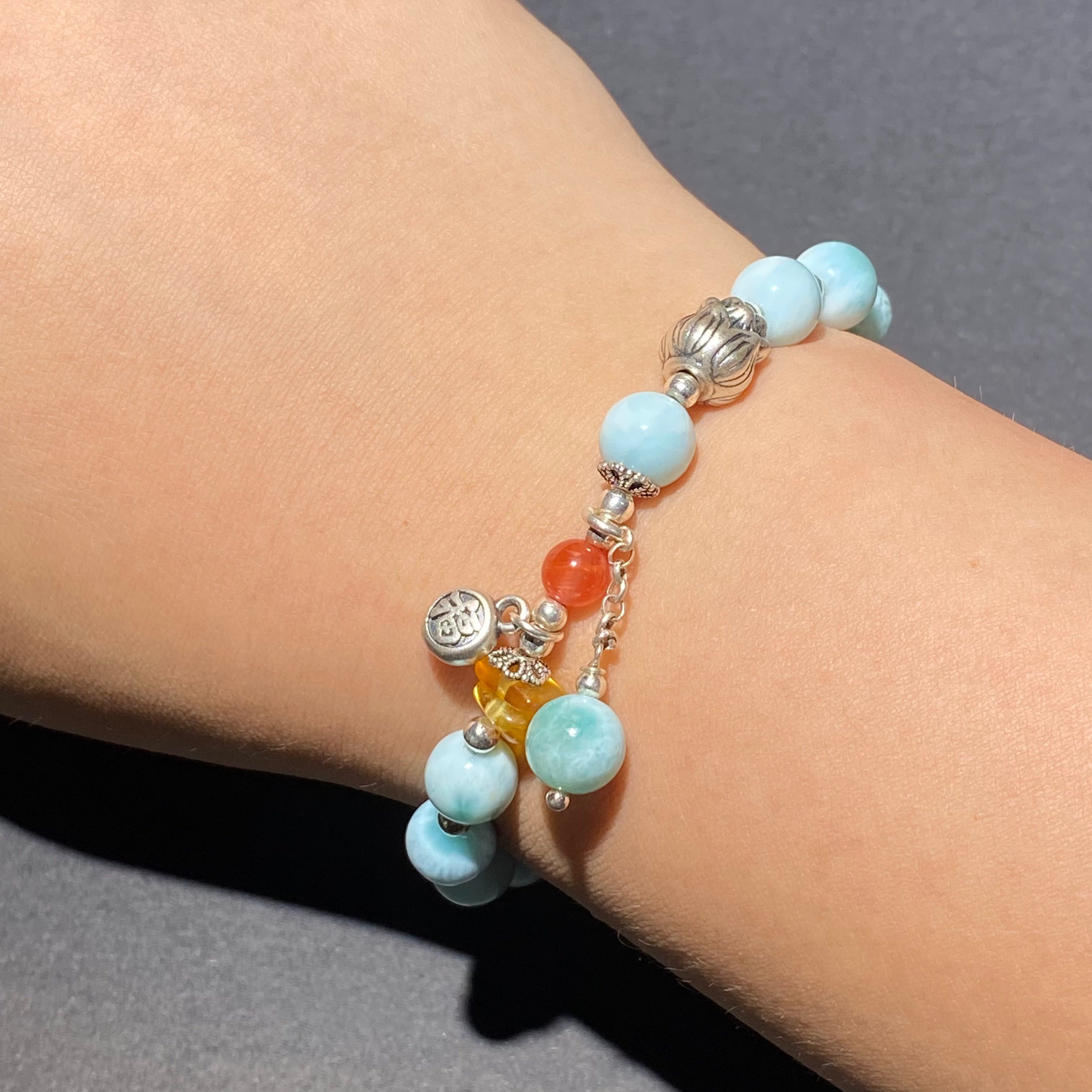 Natural Turquoise Multi-Gemstone Bracelet
