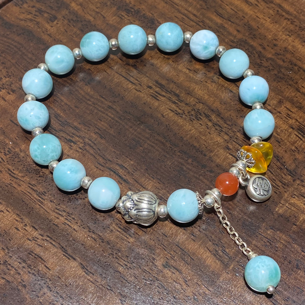 Natural Turquoise Multi-Gemstone Bracelet