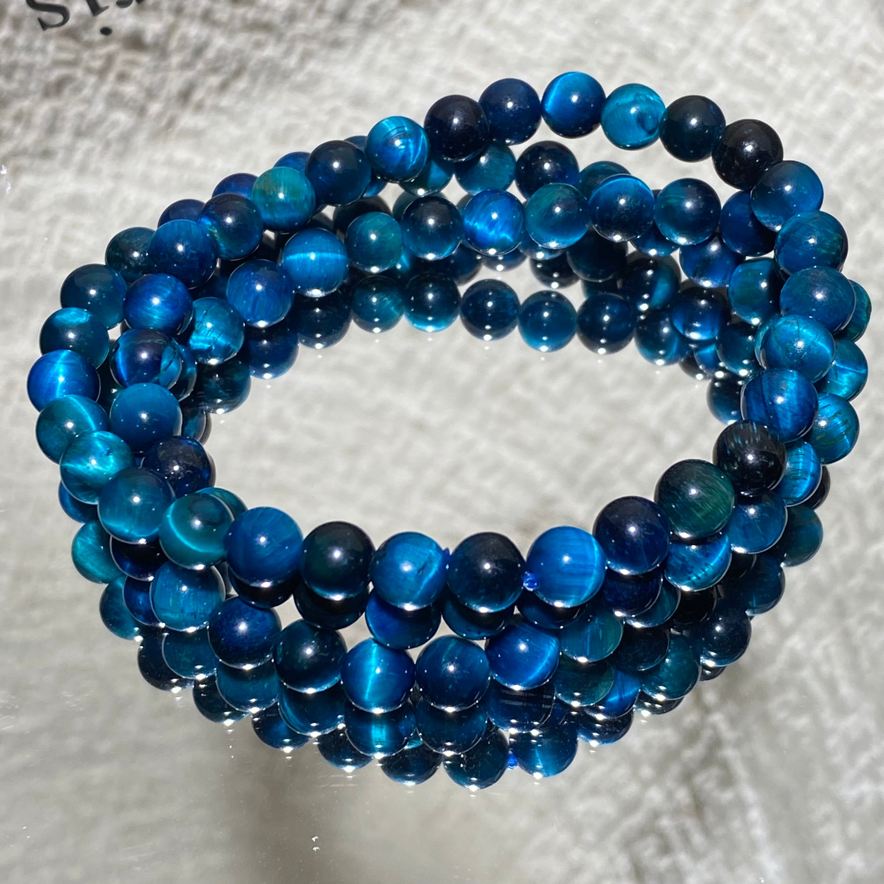 Natural Tiger Eye Bracelet Three laps