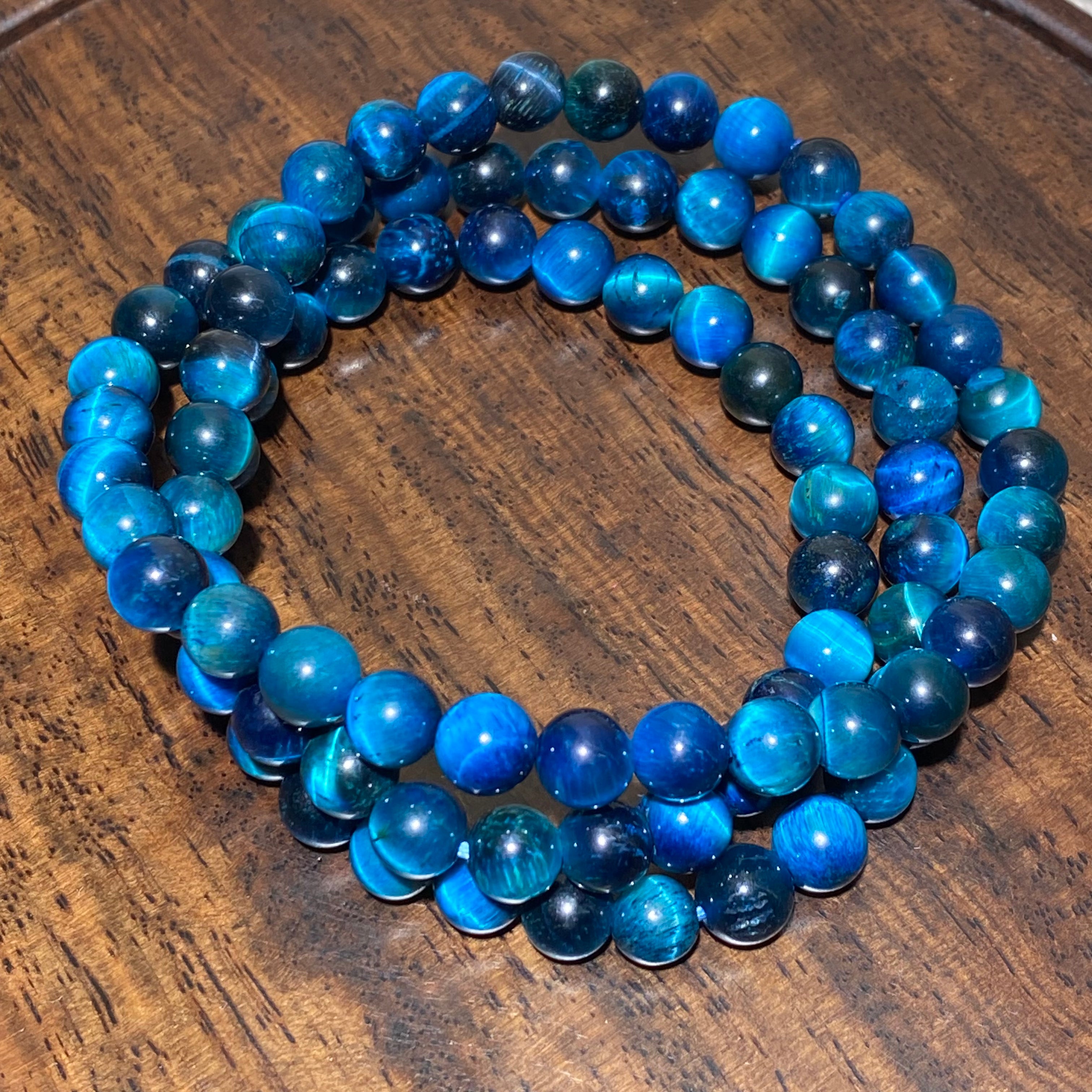 Natural Tiger Eye Bracelet Three laps