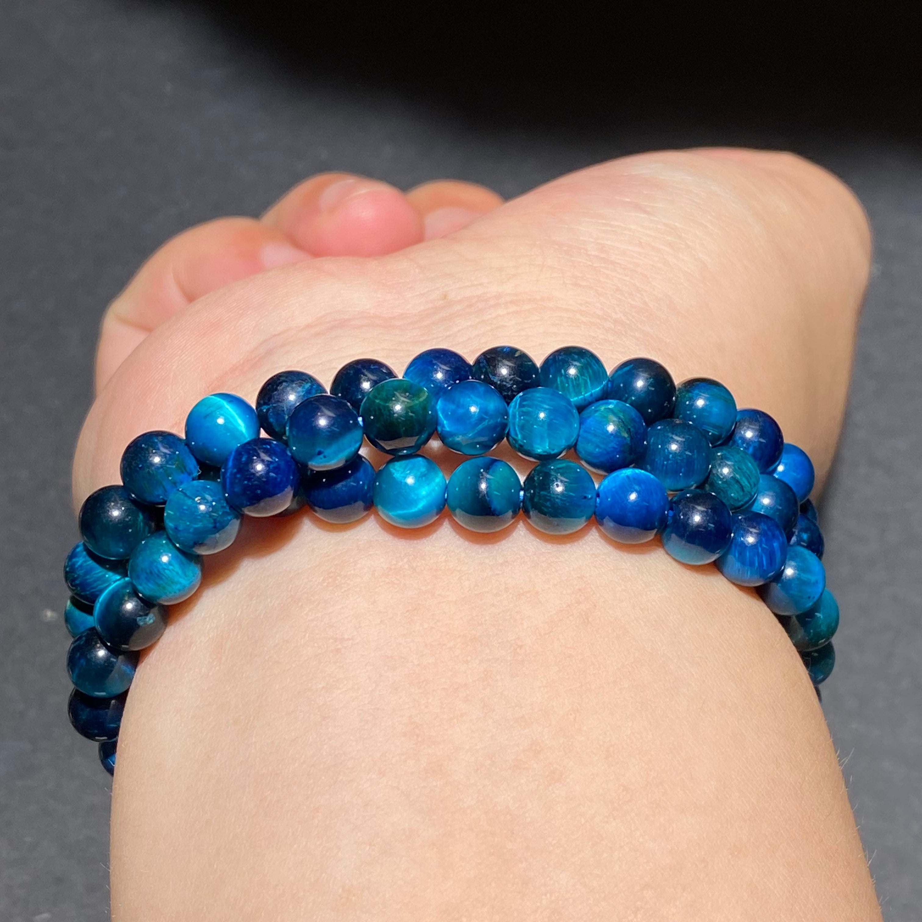 Natural Tiger Eye Bracelet Three laps