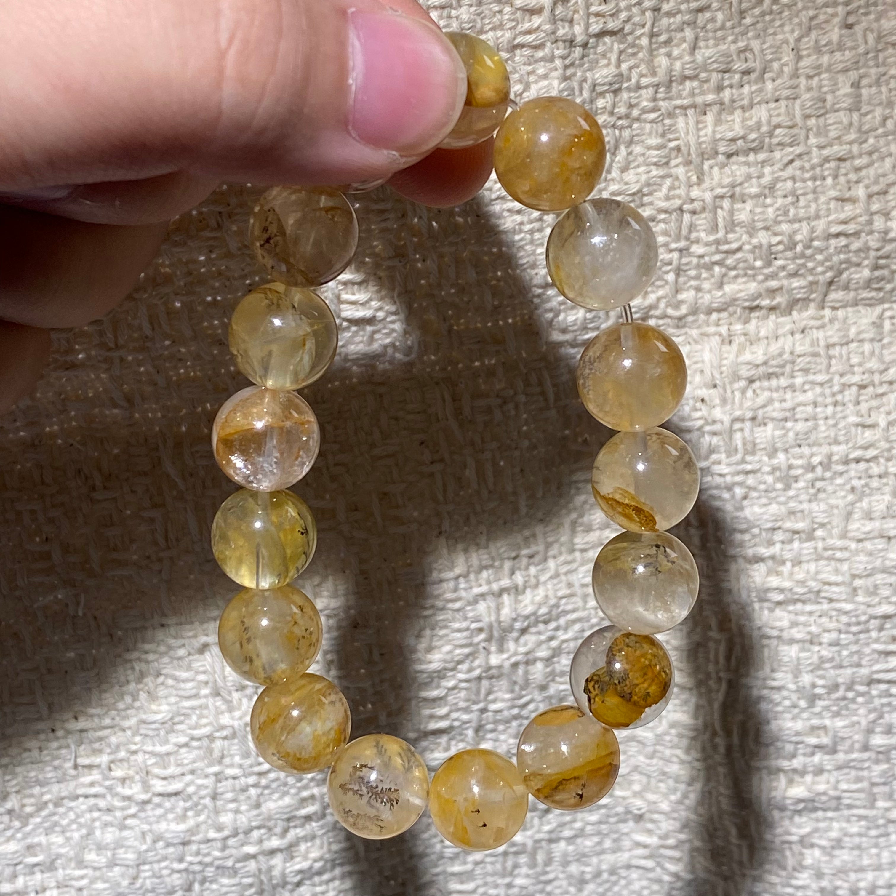 Natural Dendritic Quartz Bracelet 16-17cm