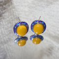 Amber Stud Earrings