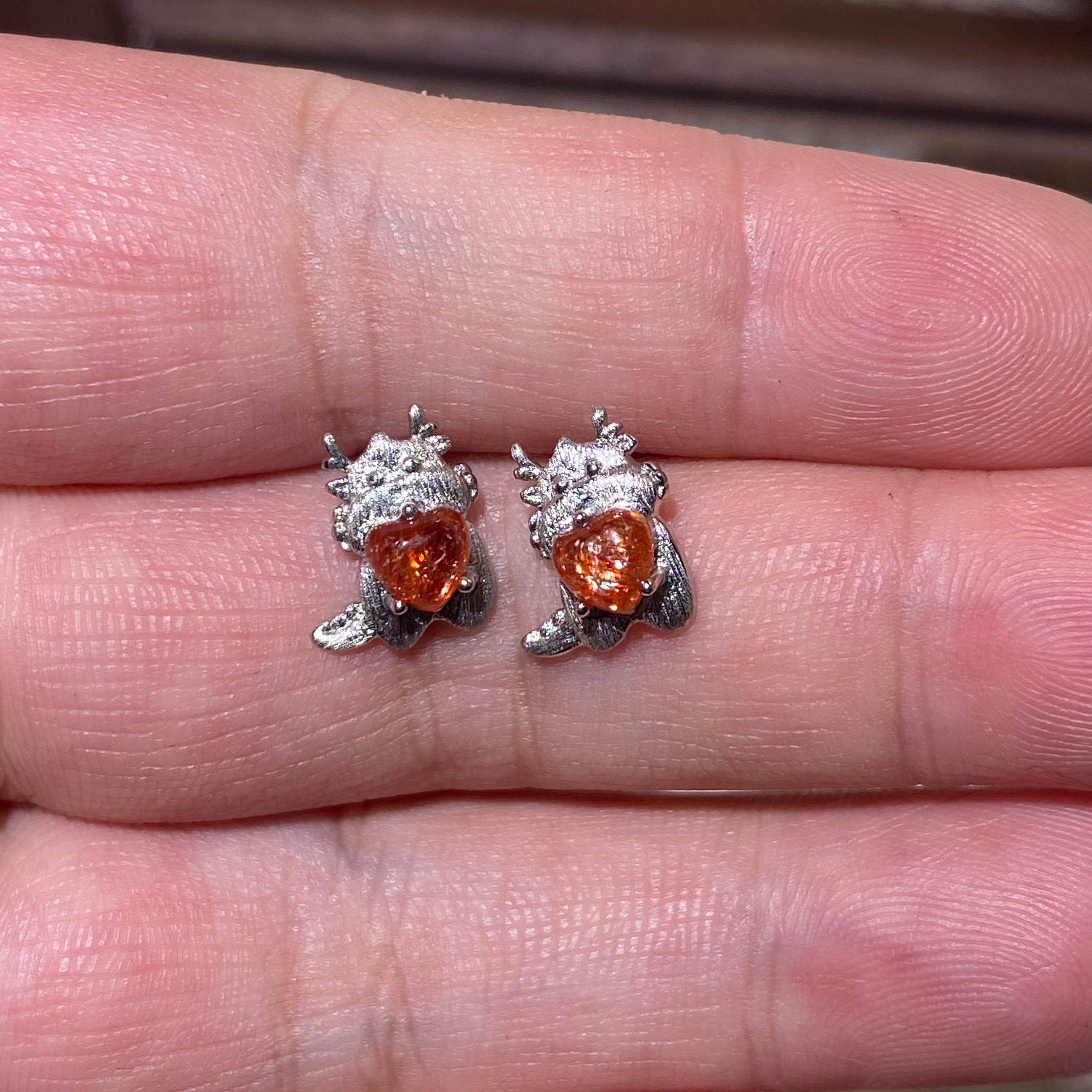 Sunstone s925  Earrings