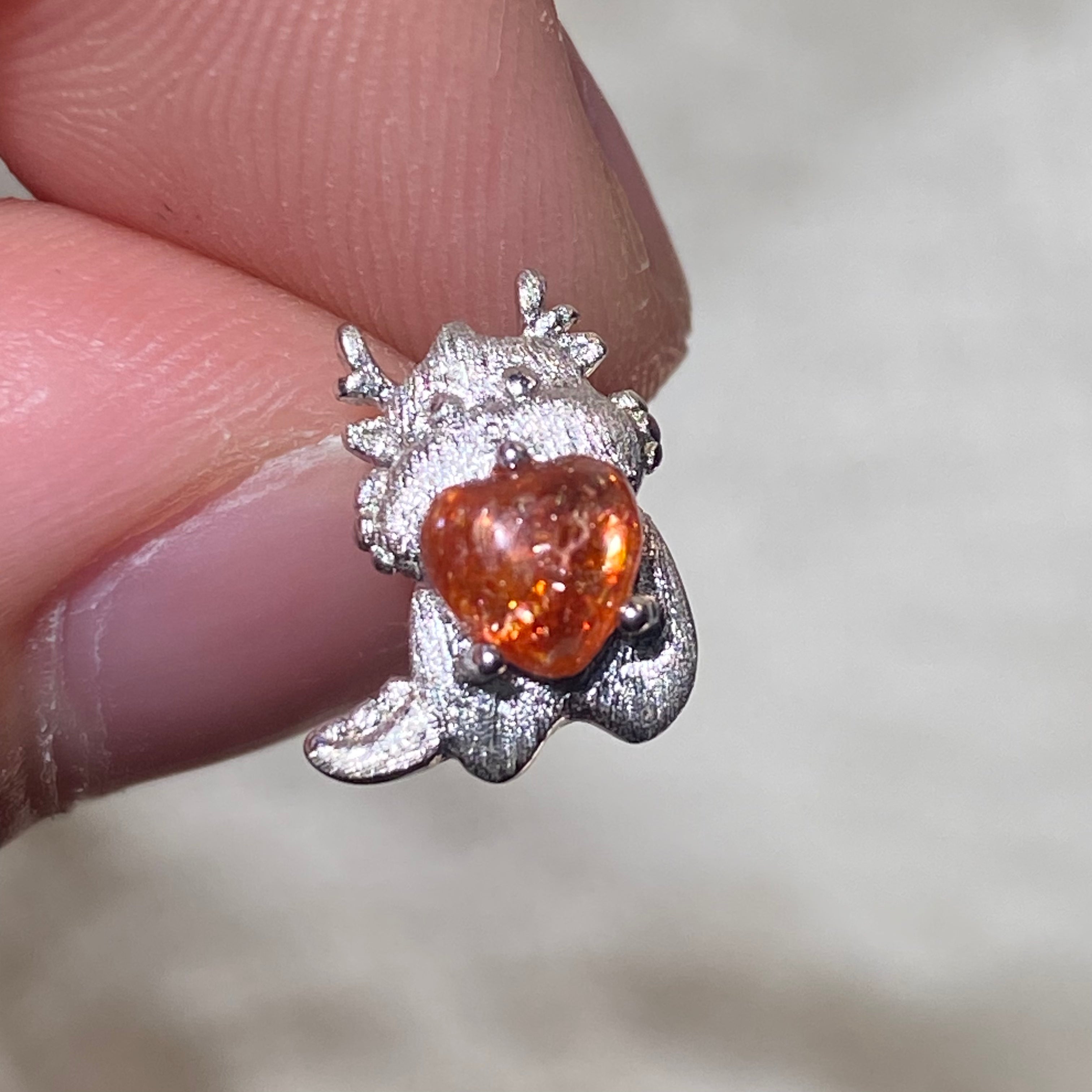 Sunstone s925  Earrings