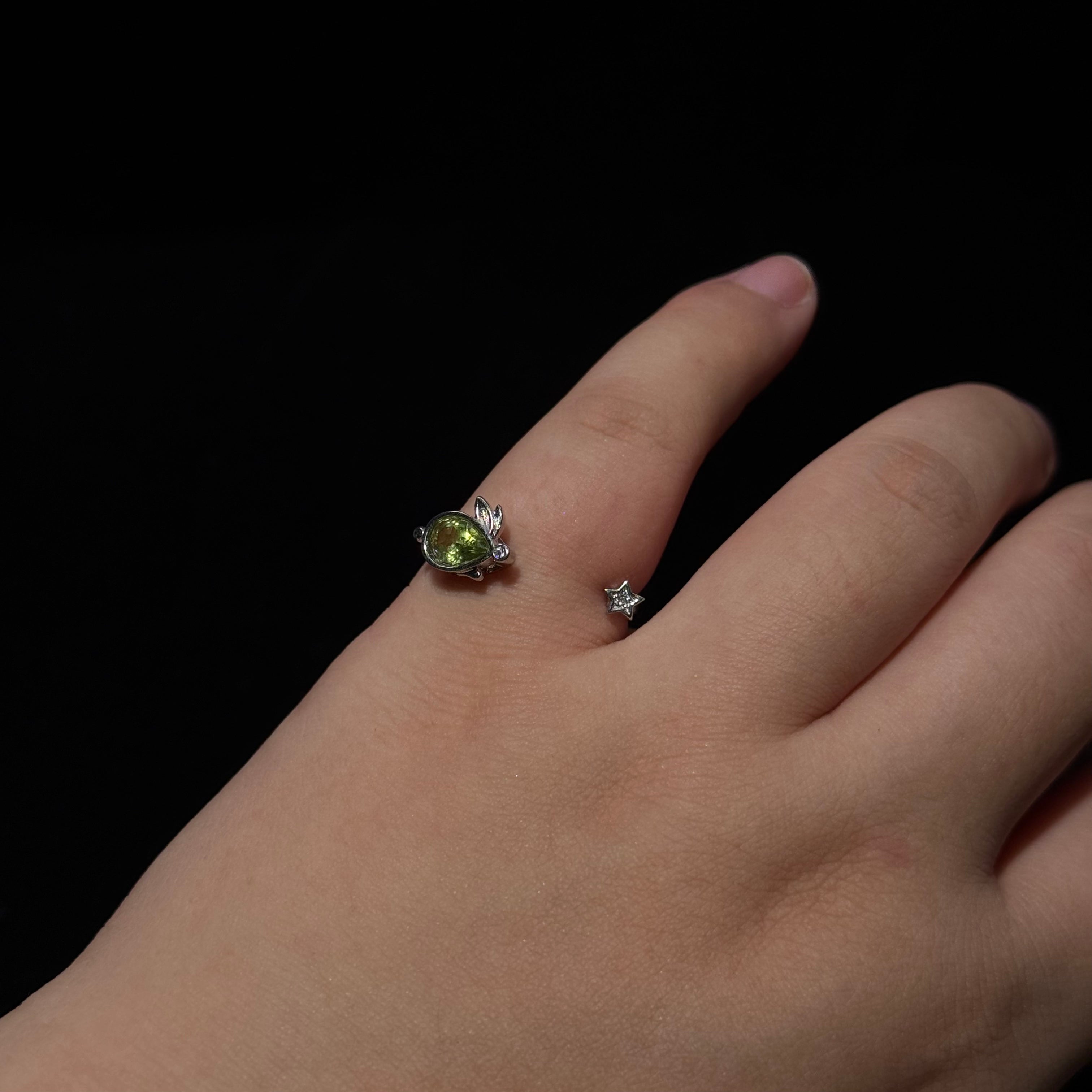 Adjustable Copper Crystal Ring Set - 30+ Colorful Gem Rings for Daily/Party Wear