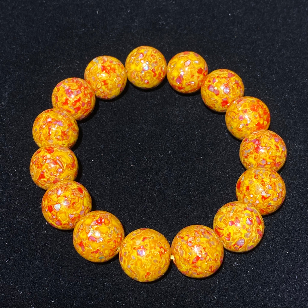Natural Purple Sandalwood Handcrafted Lacquer Bracelet