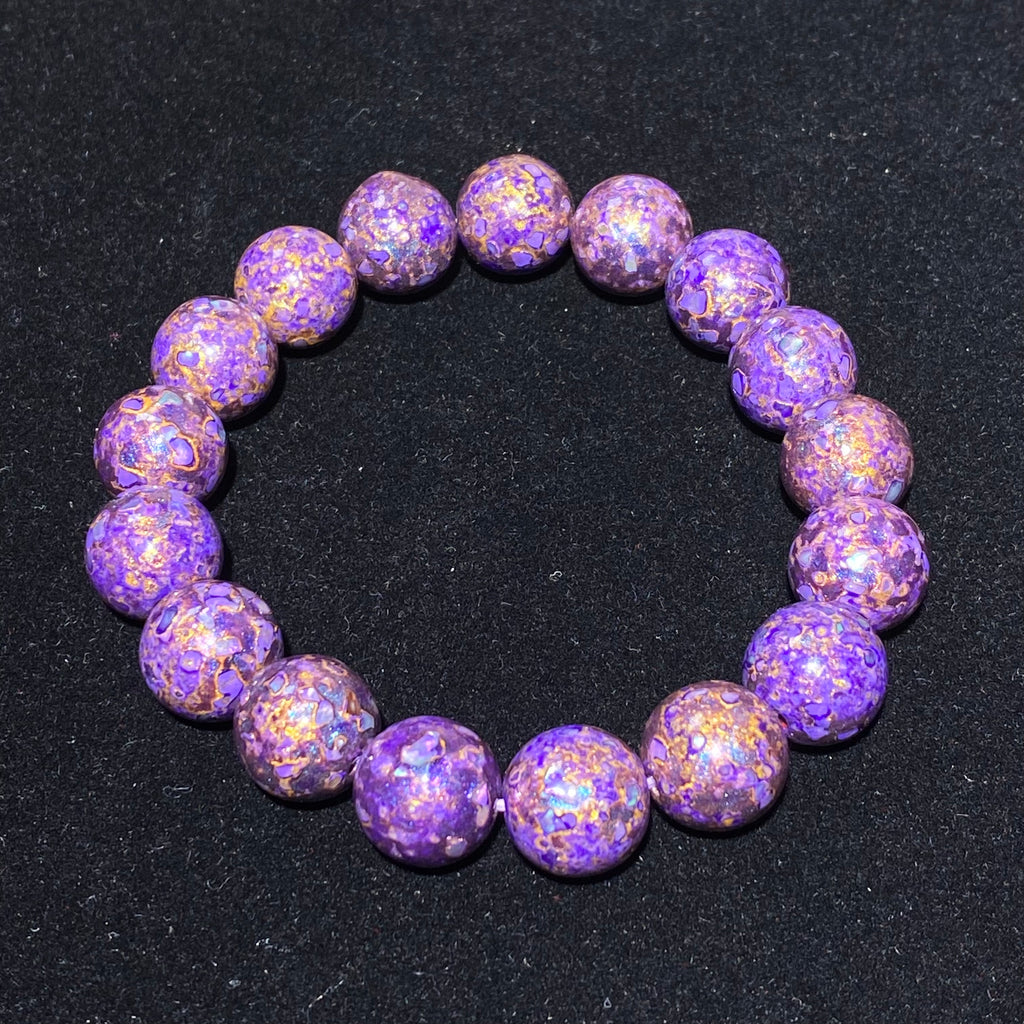Natural Purple Sandalwood Handcrafted Lacquer Bracelet