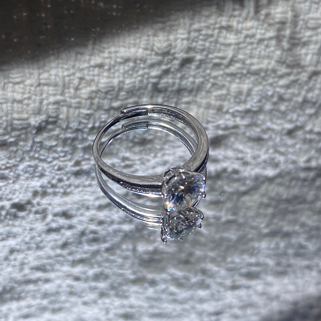 Round Cut Moissanite S925 Ring ✨