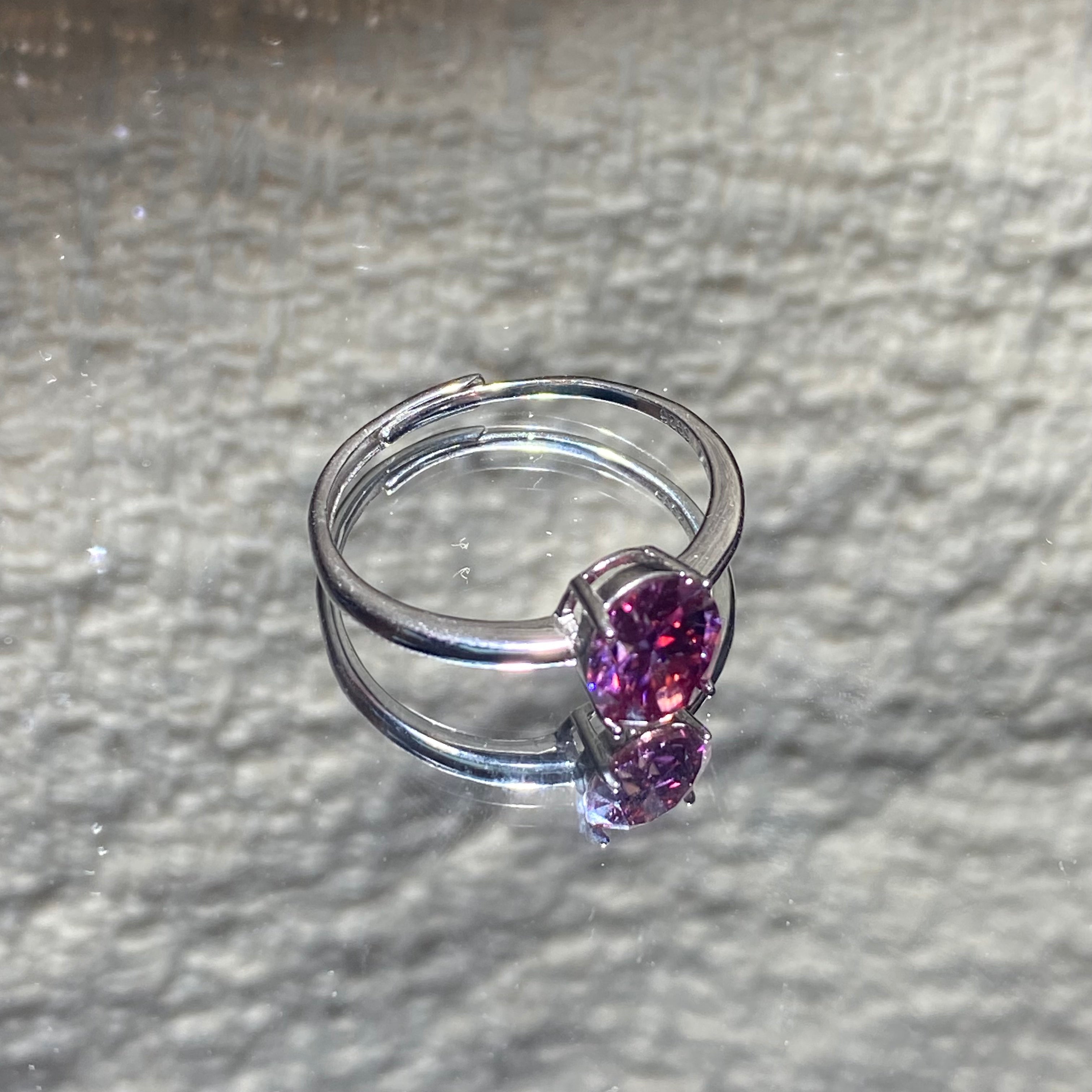 Oval Pink Moissanite S925 Ring - Delicate Glamour 💖