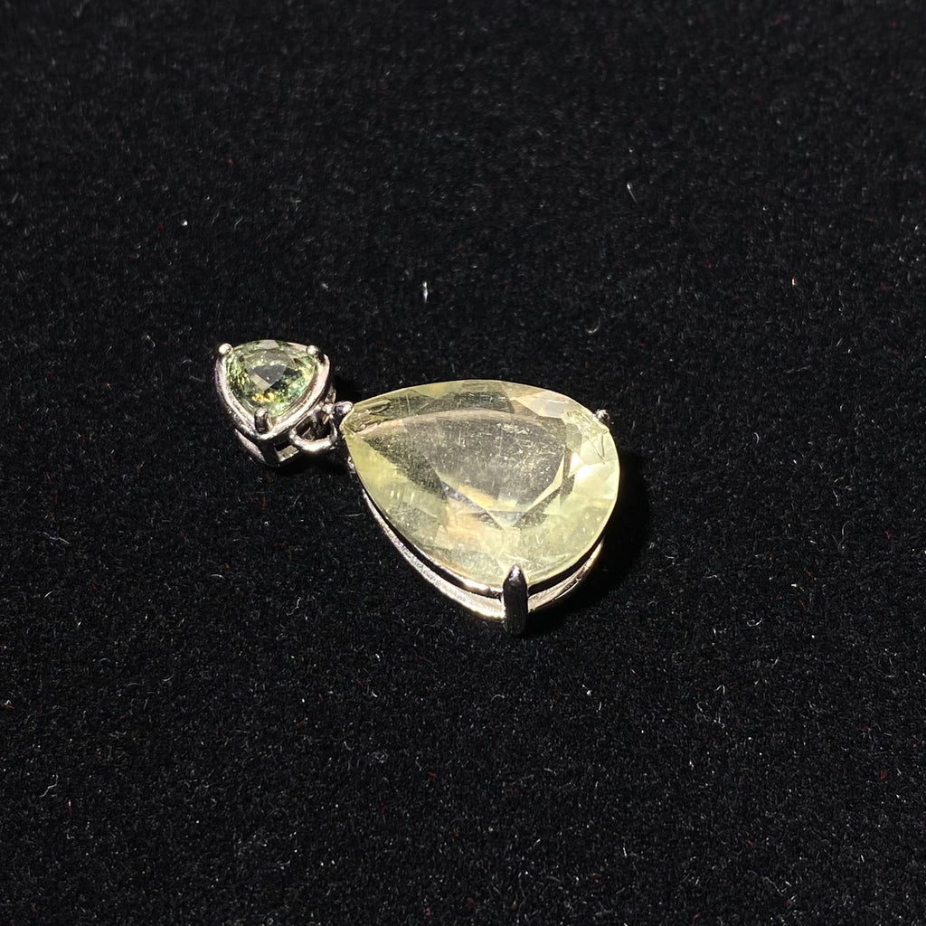 Lemon Citrine Teardrop Pendant