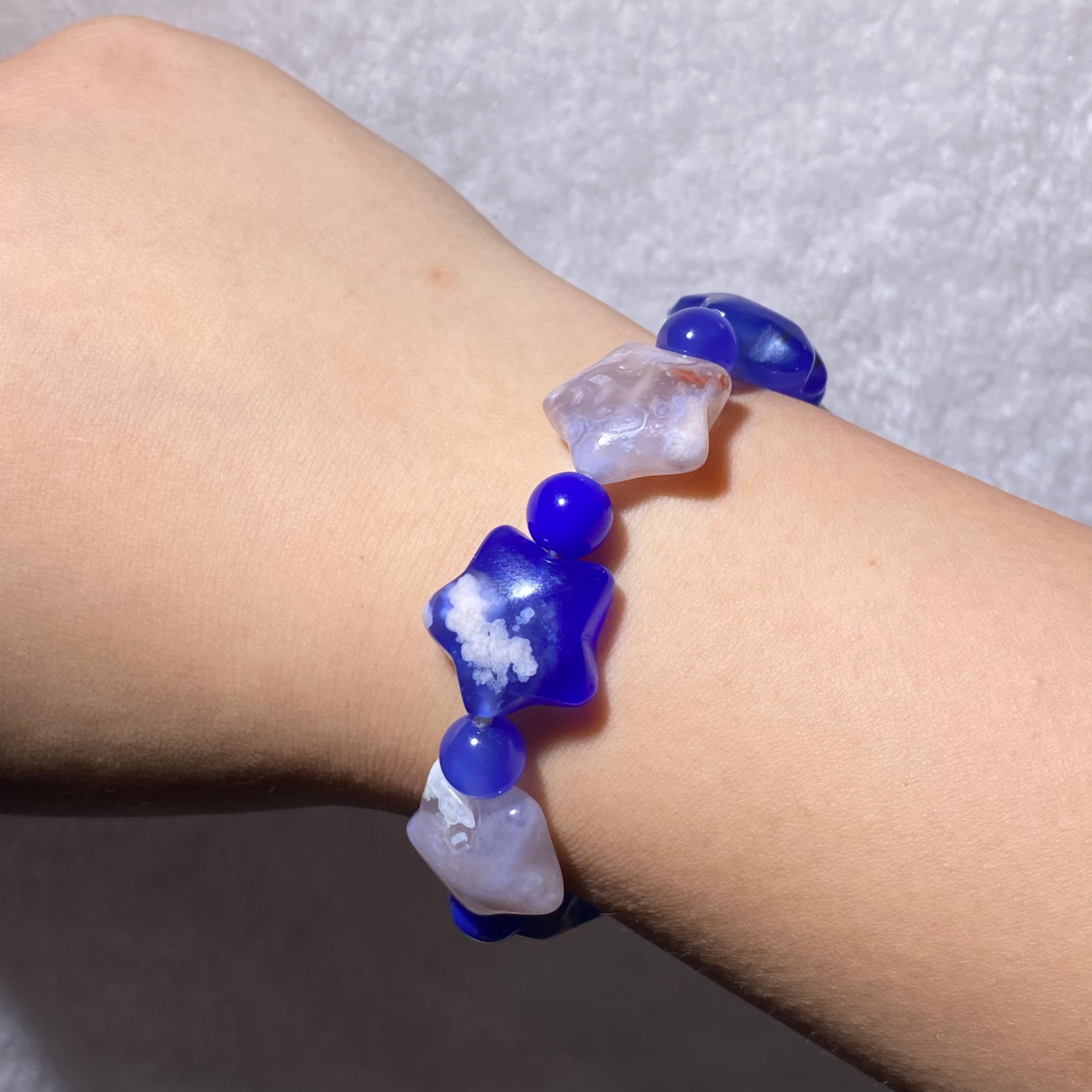 Star Shaped Crystal Bead Bracelet