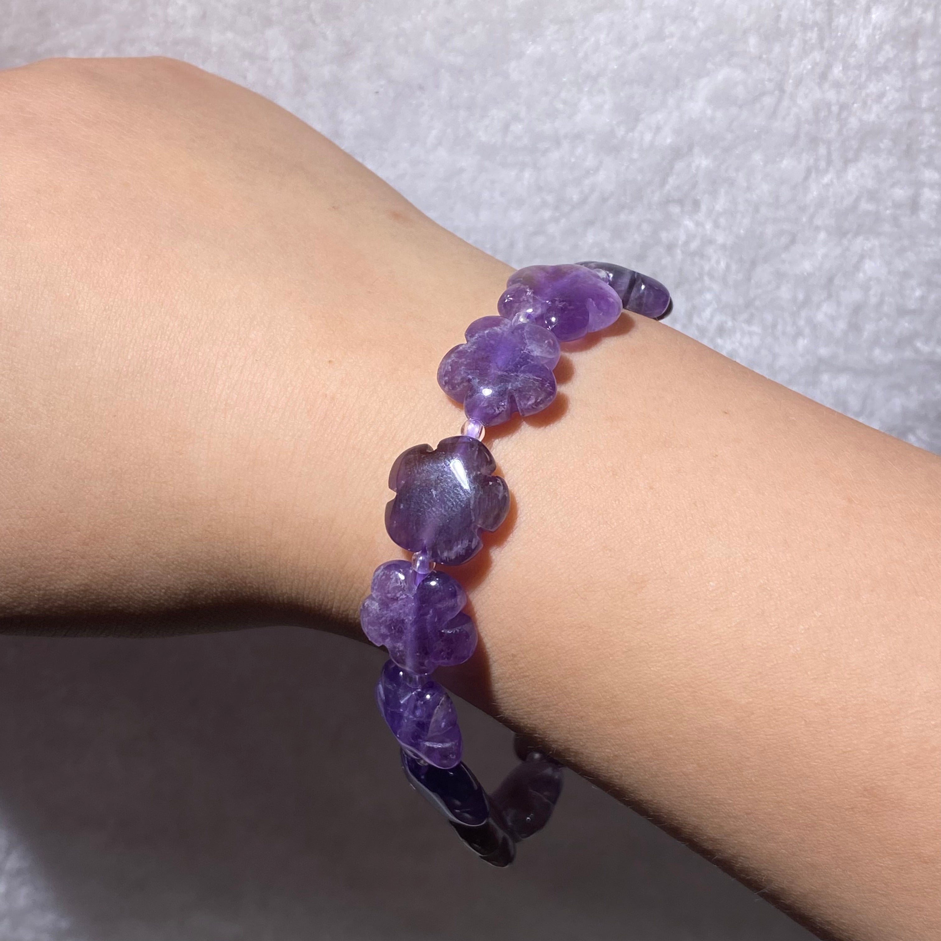 Star Shaped Crystal Bead Bracelet