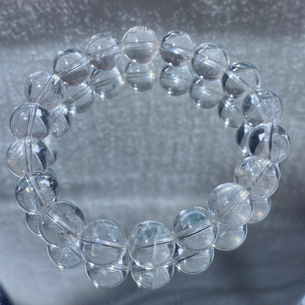Clear Quartz Round Bead Bracelet 11.5mm