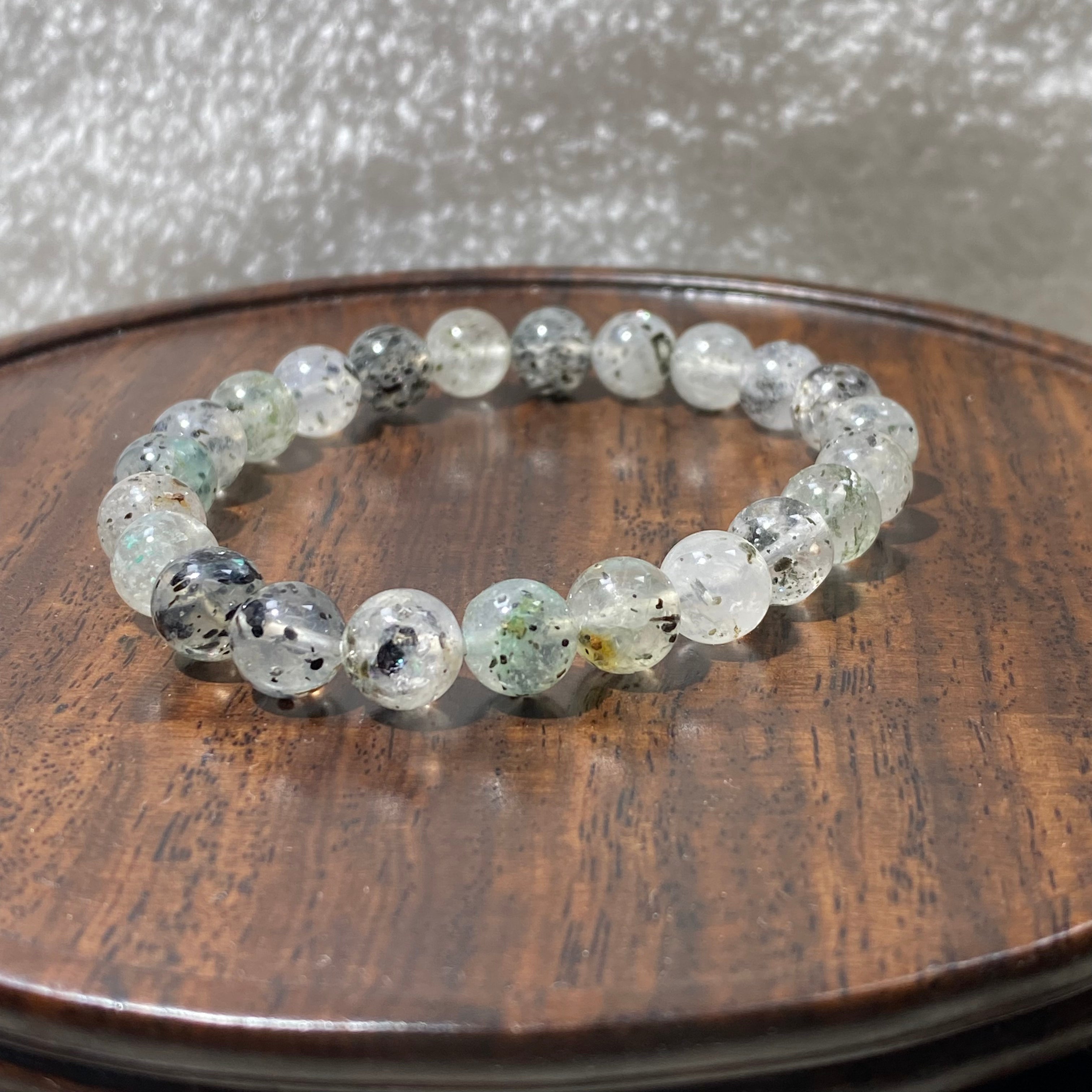 Phoenix Mica Clear Quartz Bracelet 8.1-8.3mm