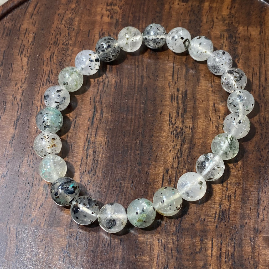 Phoenix Mica Clear Quartz Bracelet 8.1-8.3mm