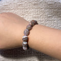 Aurora Agate Round Bead Bracelet, 11mm Beads, Fits 15cm Wrist