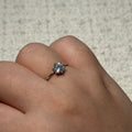 Classic 6-Prong Solitaire Crystal Ring