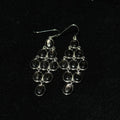 Natural Black Onyx Chandelier Drop Earrings