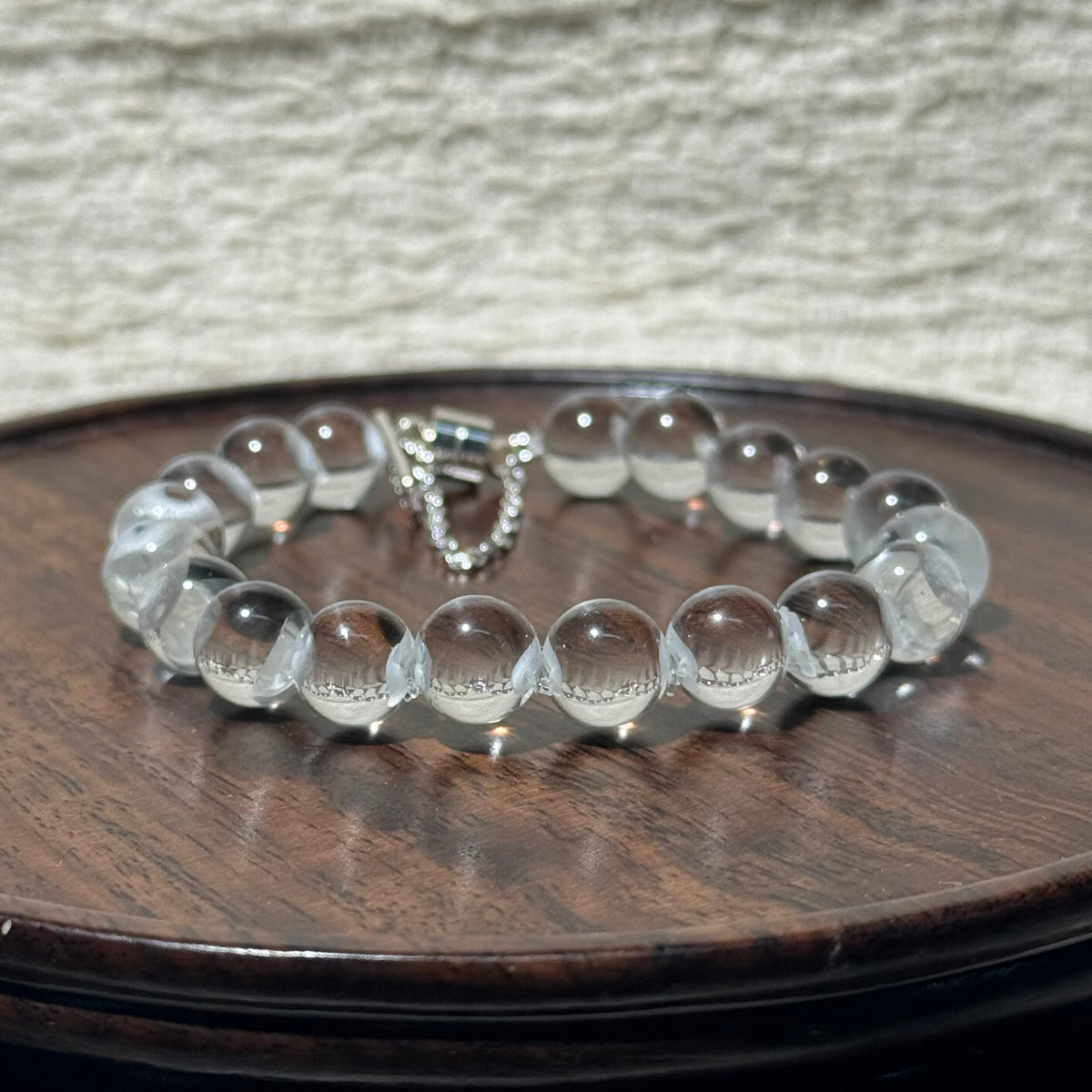 Natural Clear Quartz Stretch Bracelet