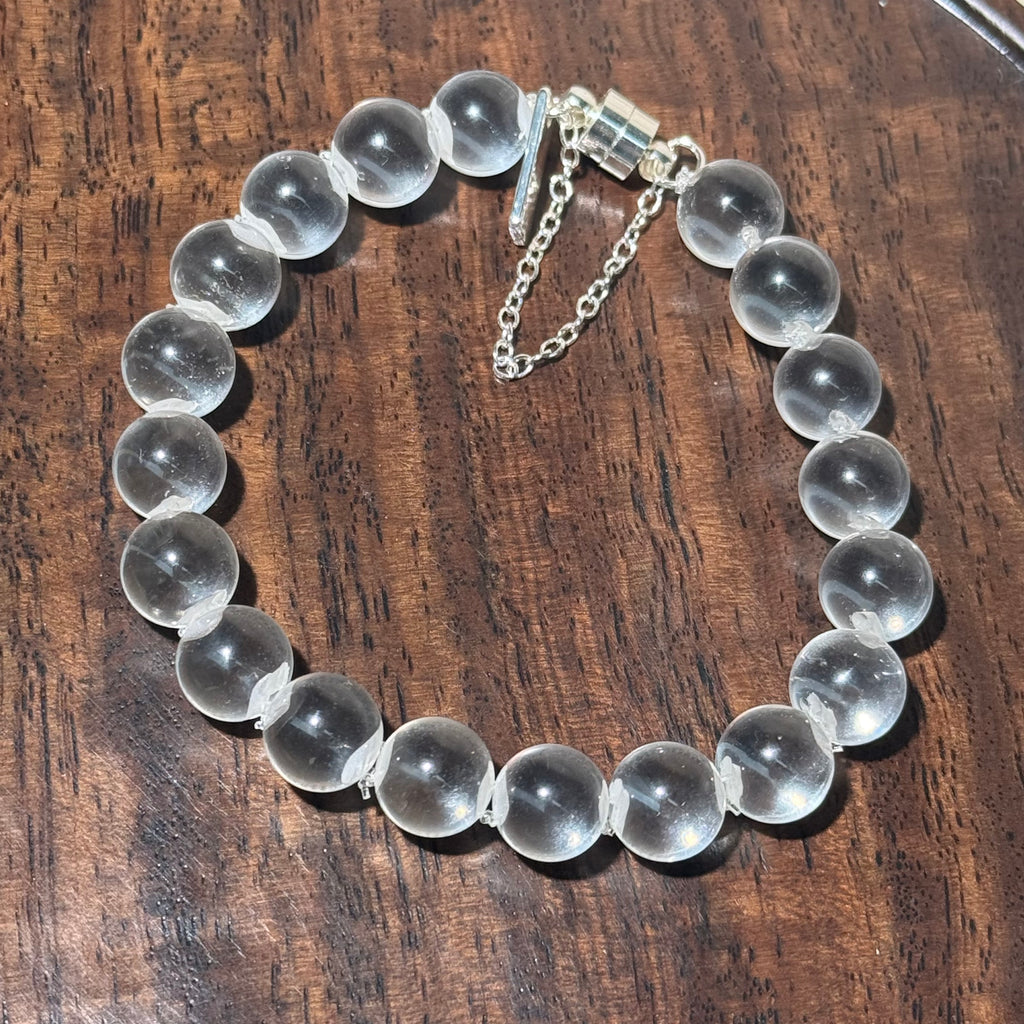 Natural Clear Quartz Stretch Bracelet