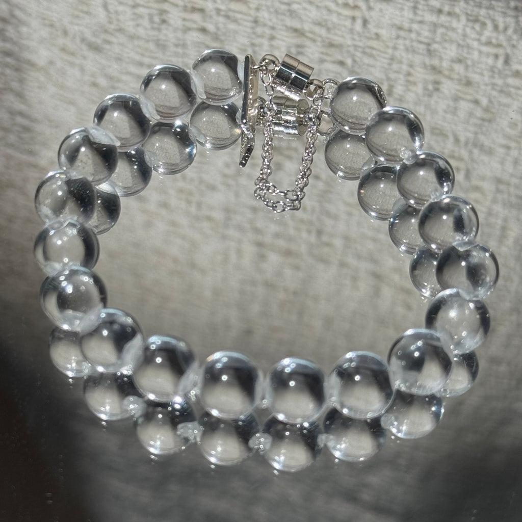 Natural Clear Quartz Stretch Bracelet