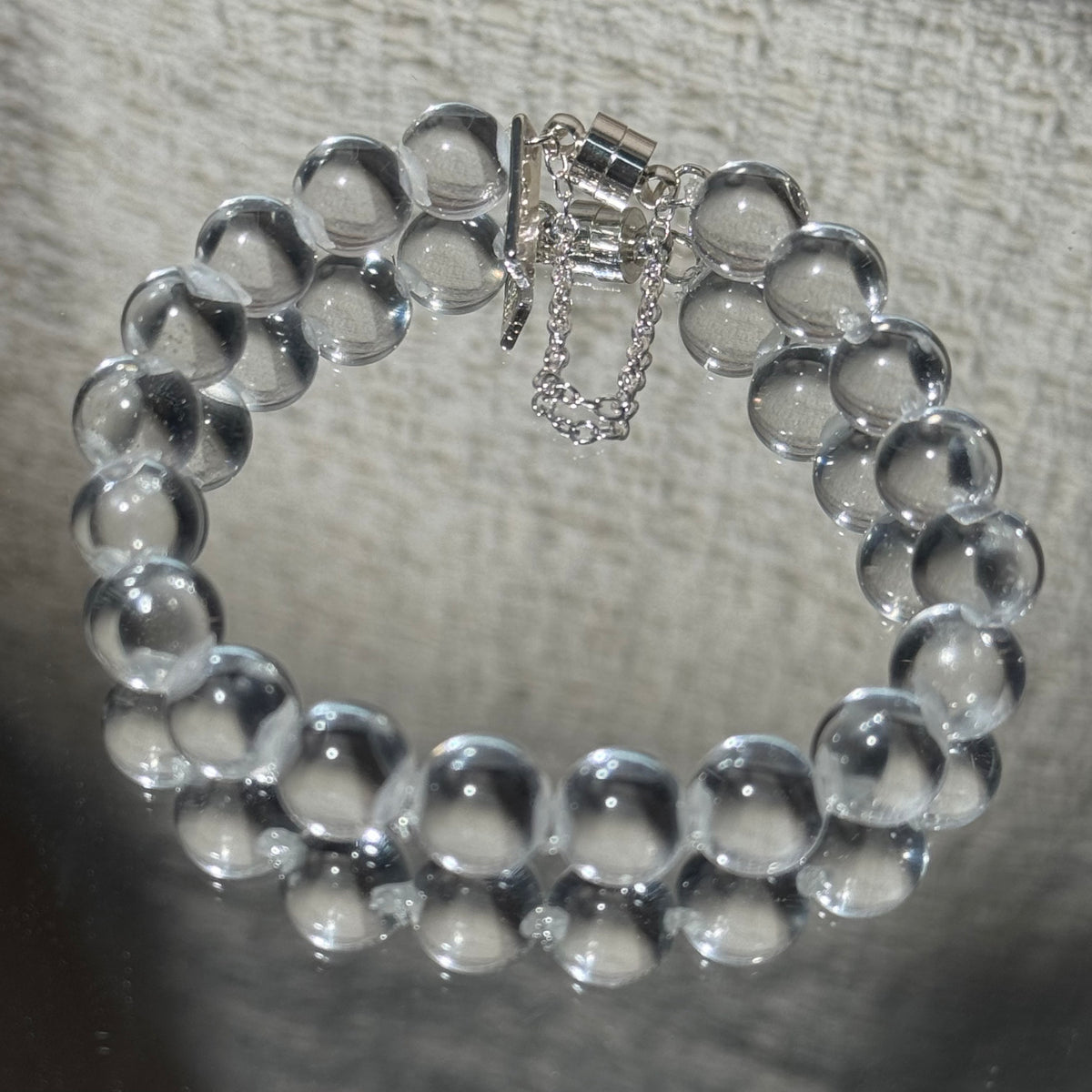 Natural Clear Quartz Stretch Bracelet