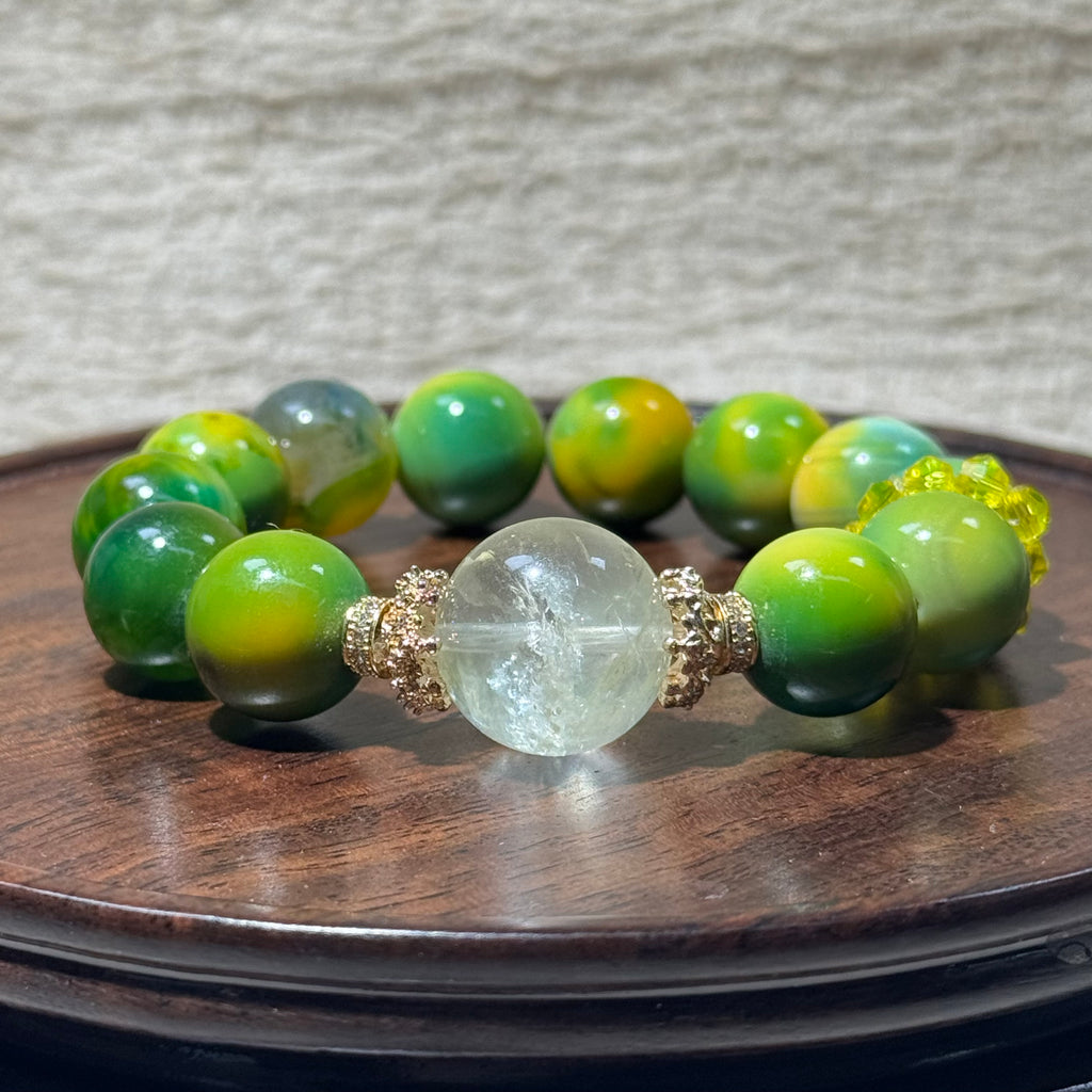 Agate & Citrine Stretch Bracelet