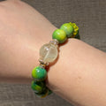 Agate & Citrine Stretch Bracelet