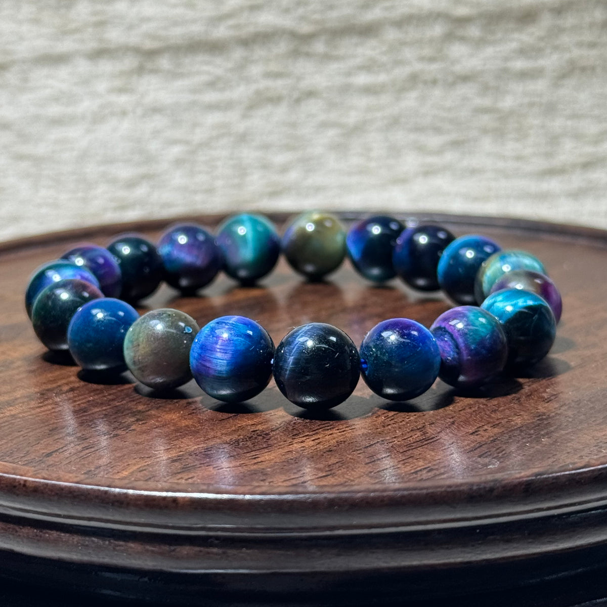 Multicolor Tiger's Eye Stretch Bracelet
