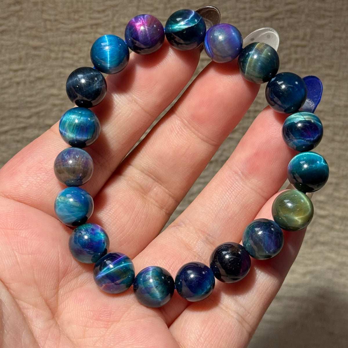 Multicolor Tiger's Eye Stretch Bracelet