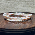 Pastel Shell Bead Multi‑Loop Stretch Bracelet