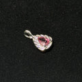 Natural Pink Tourmaline Teardrop Pendant