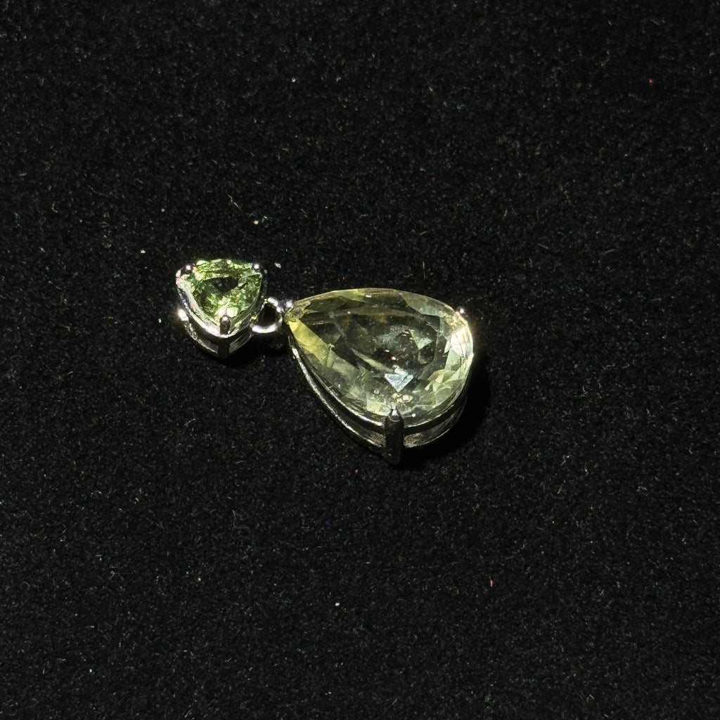 Natural Lemon Quartz Teardrop Pendant