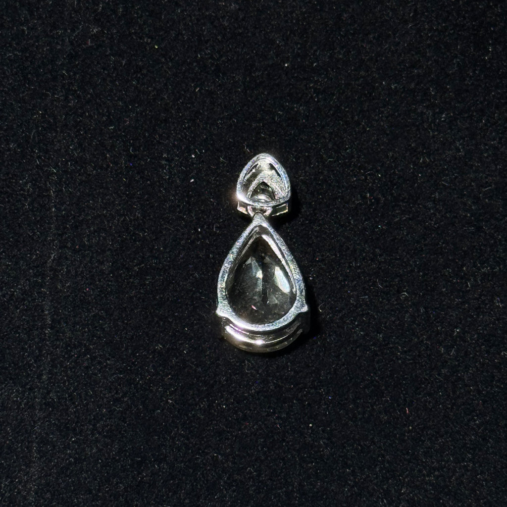 Natural Lemon Quartz Teardrop Pendant