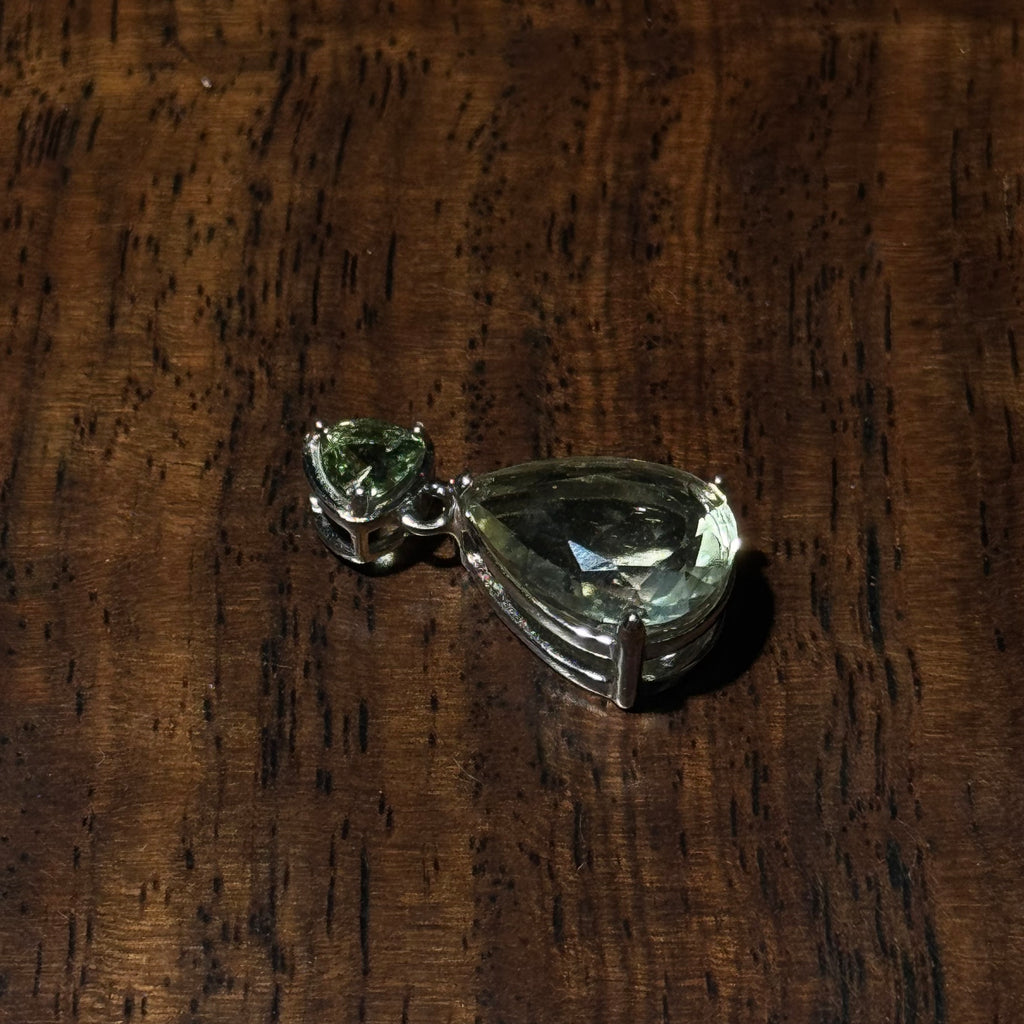 Natural Lemon Quartz Teardrop Pendant
