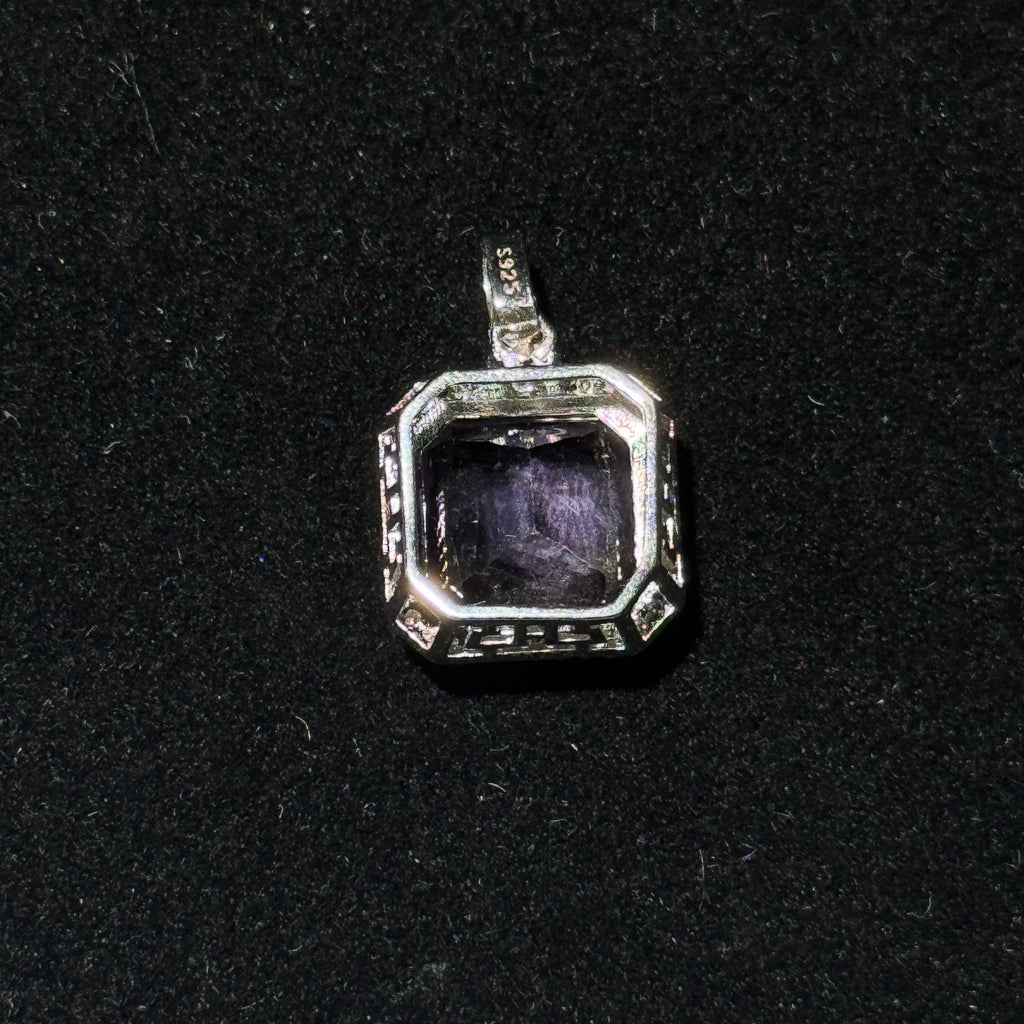 Natural Ametrine Emerald‑Cut Pendant