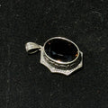 Natural Smoky Quartz Oval Vintage Pendant
