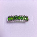 Natrual  topaz shaped s925 ring