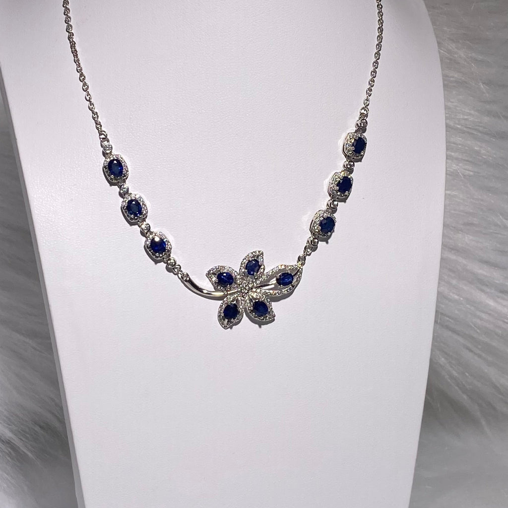blue sapphire necklaces