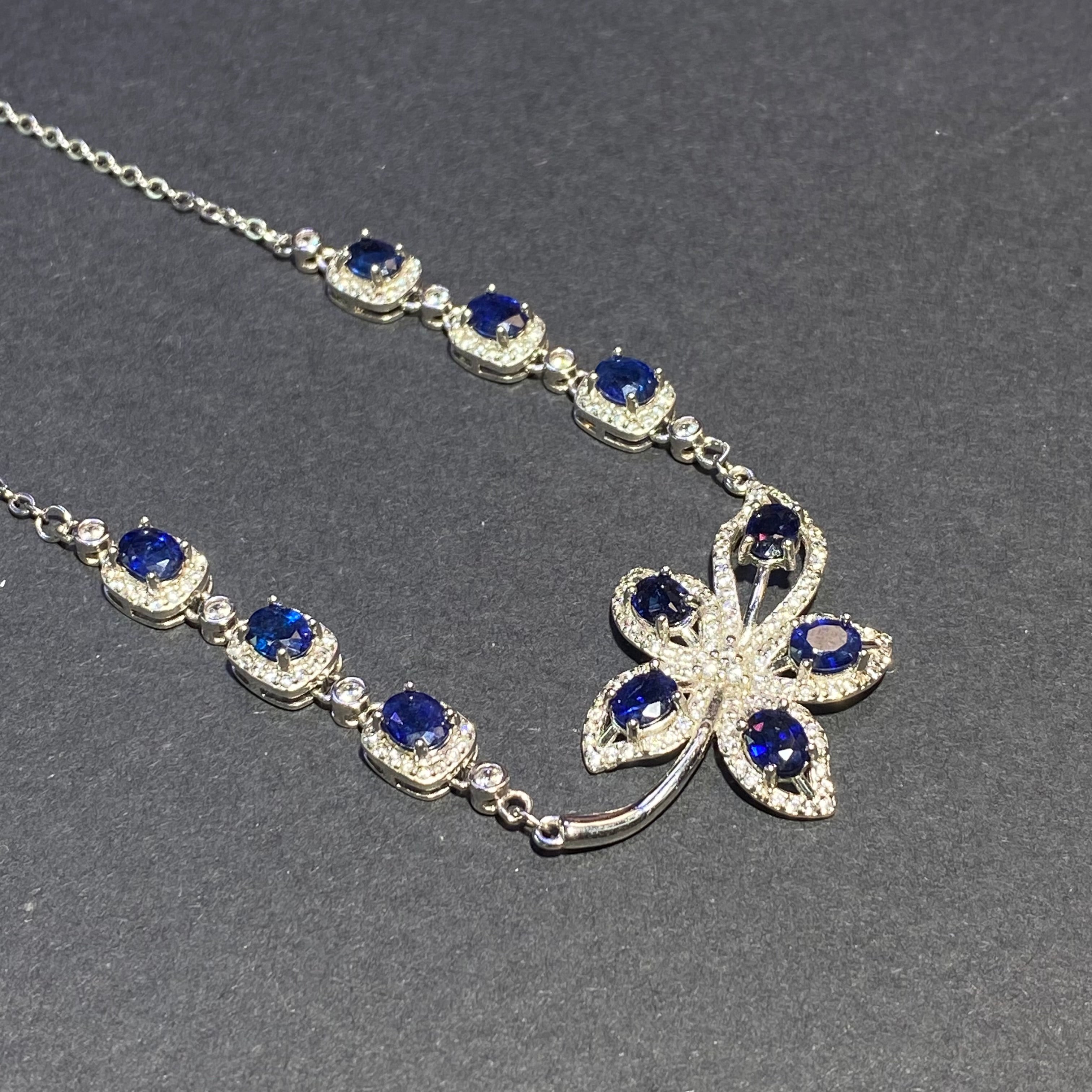 blue sapphire necklaces