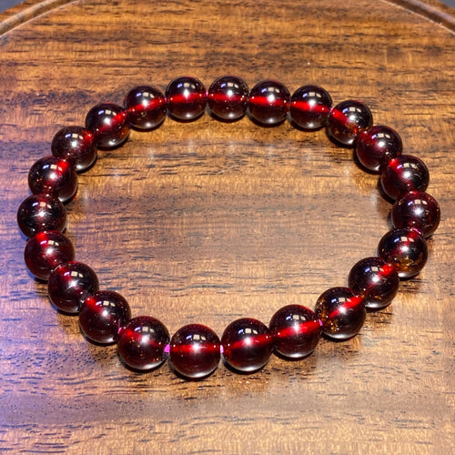 9mm+Garnet Bracelets 15-16.5cm