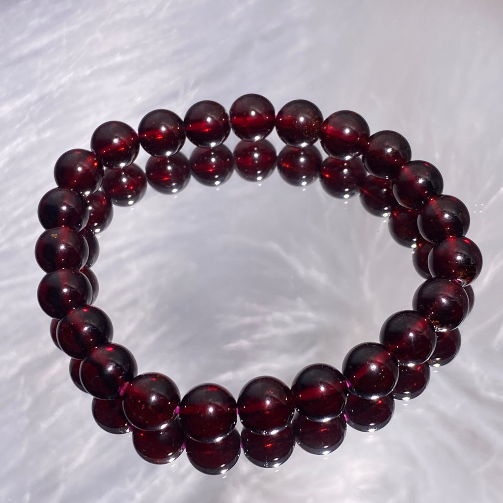 9mm+Garnet Bracelets 15-16.5cm